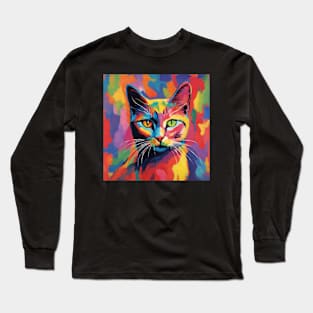 fauvism cat art les fauves pt9 Long Sleeve T-Shirt